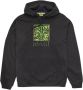Iuter Zwarte Hoodie met Kangoeroezak Black Heren - Thumbnail 1