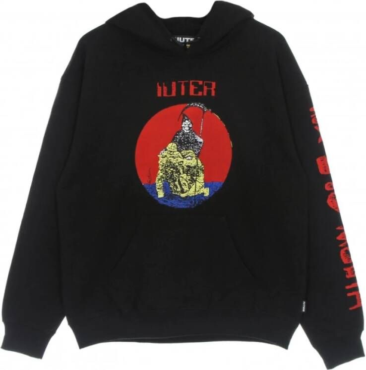 Iuter lichtgewicht demon hoodie Zwart Heren