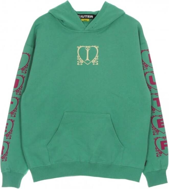 Iuter lichtgewicht hoodie Groen Heren