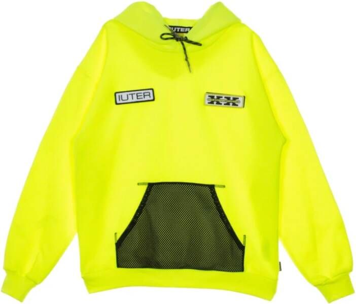 Iuter Lichtgewicht zichtbaarheid hoodie Yellow Heren