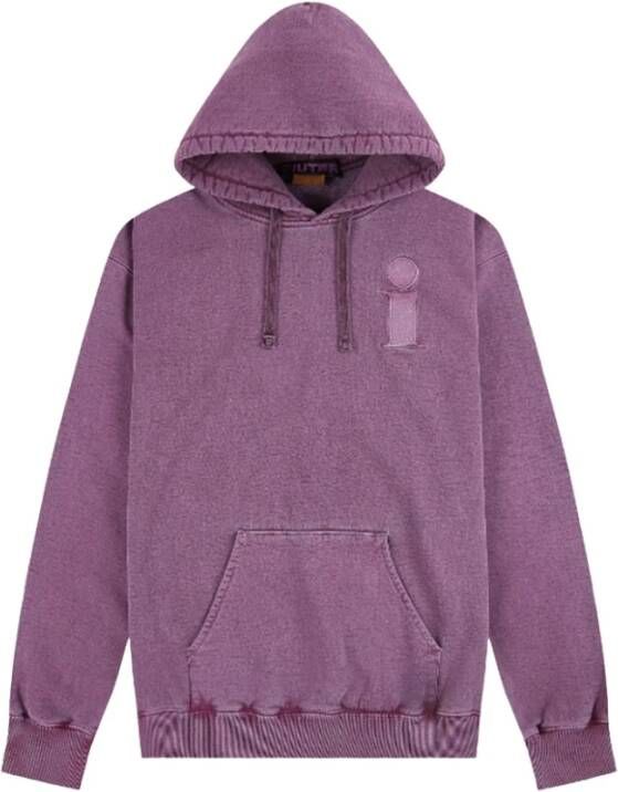 Iuter Monogram hoodie Purple Heren