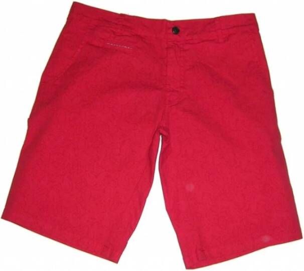 Iuter Pantalone Corto Chin Paisley Rood Heren