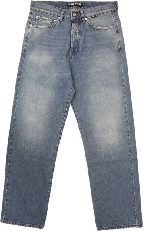 Iuter Straight Jeans Blue Heren