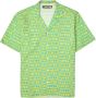 Iuter Korte Mouw Paneelshirt in Kanarie Multicolor Heren - Thumbnail 1