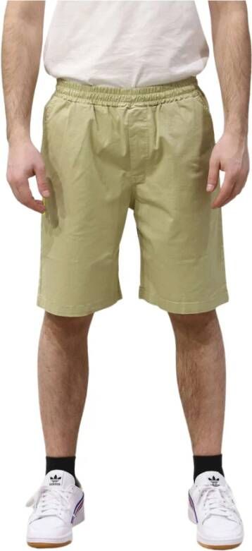 Iuter Beige Jogger Shorts Lichtgewicht Regular Fit Beige Heren