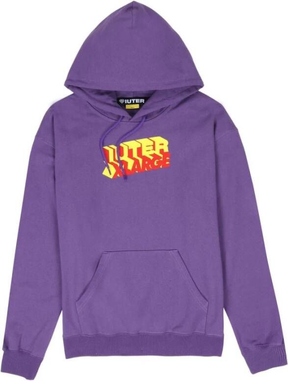 Iuter Sweatshirts & Hoodies Paars Heren