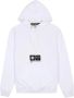 Iuter Witte Hoodie Lichtgewicht Tab Hoodie White Heren - Thumbnail 1