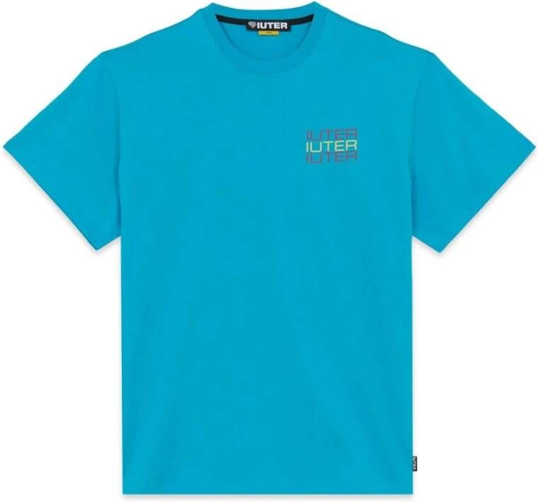 Iuter t-shirt Blauw Heren