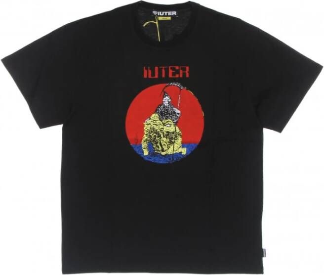 Iuter t-shirt Zwart Heren