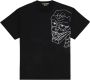 Iuter Zwarte grijze Skull Tee korte mouwen T-shirt Black Heren - Thumbnail 1