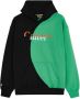 Iuter Zwarte Split Hoodie met Wortelontwerp Black Heren - Thumbnail 1