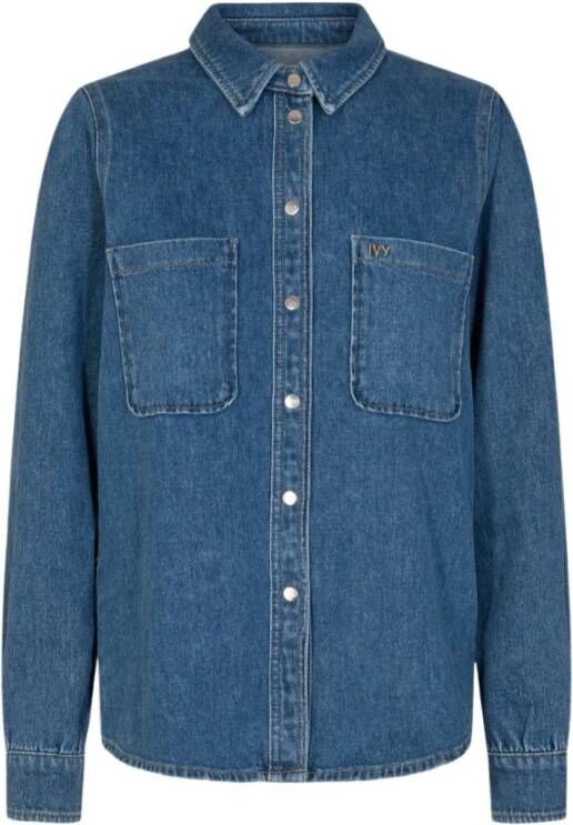 IVY Copenhagen Lavina denim shirt wassen la fayette Blauw Dames