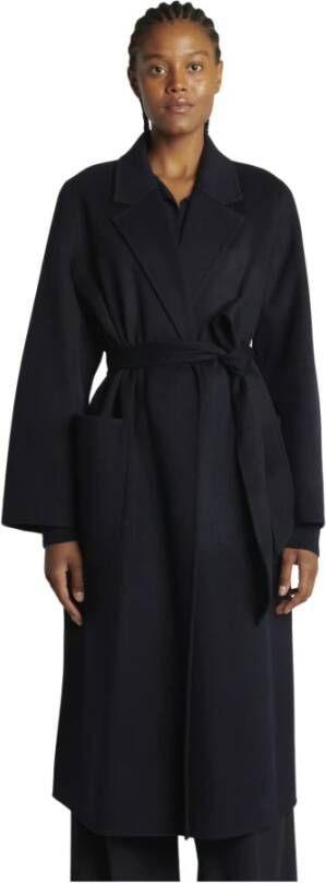 IVY OAK Belted Coats Blauw Dames