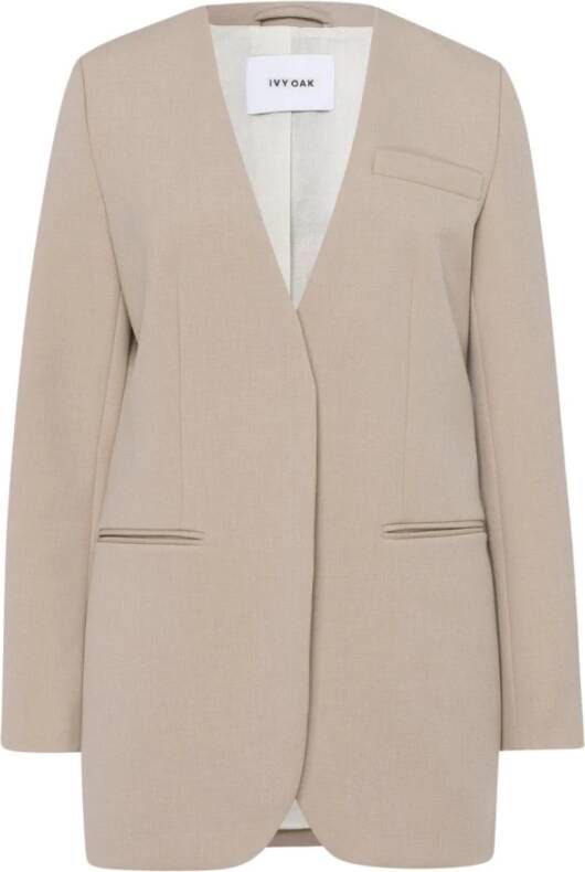 IVY OAK Blazerjas Beige Dames