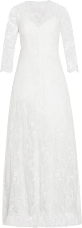 IVY OAK Elegante Kant V-Hals Bruidsjurk White Dames