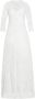 IVY OAK Elegante Kant V-Hals Bruidsjurk White Dames - Thumbnail 1