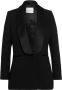 IVY OAK Zwart Blazer met Shawl Kraag Black Dames - Thumbnail 1