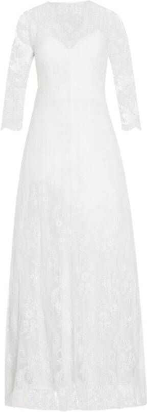 IVY OAK Dalia Kant Jurk White Dames