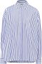 IVY OAK Gestreepte Katoenen Oversized Blouse Multicolor Dames - Thumbnail 1