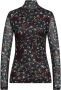 IVY OAK Bloemen Mesh Top Multicolor Dames - Thumbnail 1