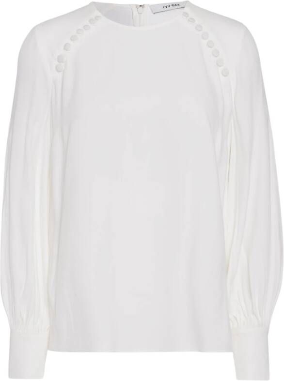 IVY OAK Topje met lange mouwen White Dames