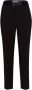 IVY OAK Zwarte Enkel Lengte Ritsbroek Black Dames - Thumbnail 1