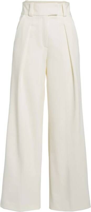 IVY OAK Wijde Pijp Broek Wit Pak Broek White Dames