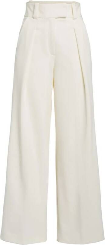 IVY OAK Wide Trousers White Dames