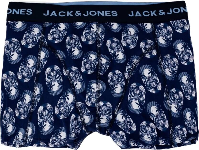 Jack & jones Jachanni Skulls Trunks 3 Pack 12222544 Blauw Heren