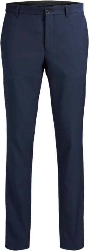 JACK & JONES PREMIUM slim fit pantalon Solaris donkerblauw
