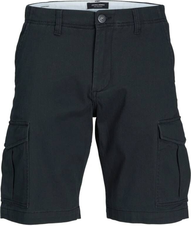 Jack & jones Heren Cargo Shorts Regular Fit Black Heren