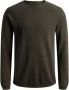 Jack & jones Trui Jack & Jones 12157321 HILL-OLIVE NIGHT MELANGE - Thumbnail 2