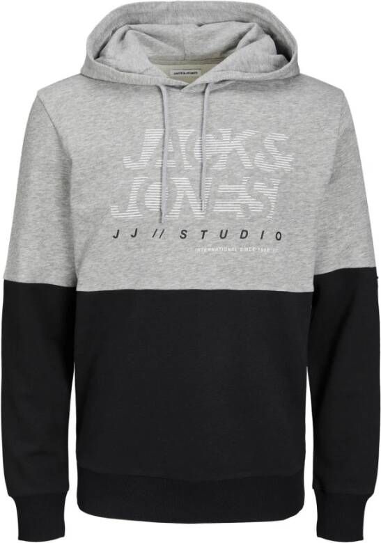 Jack & jones Hooded sweatshirt Jack Jones Marco Grijs Heren
