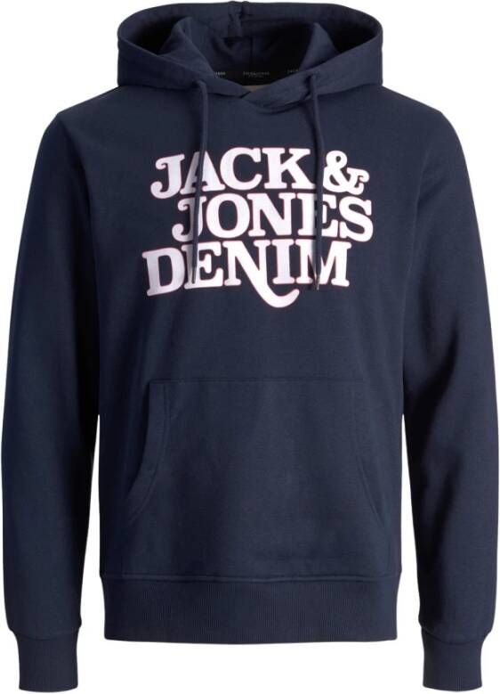 Jack & jones Hooded sweatshirt Jack Jones Rack Blauw Heren