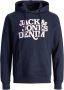 Jack & jones Hooded sweatshirt Jack Jones Rack Blauw Heren - Thumbnail 1