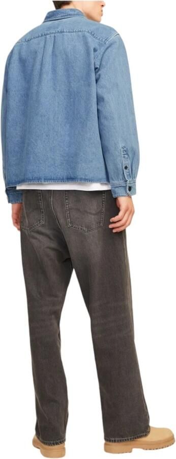 Jack & jones Mannen Herfst Winter Katoenen Overhemd Collectie Blue Heren - Foto 2