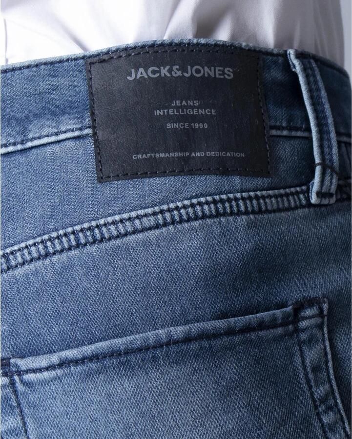 JACK & JONES JEANS INTELLIGENCE regular fit jeans short JJIRICK JJICON 207 blue denim - Foto 2