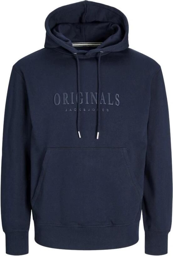 Jack & jones Blauwe Sweat Hoodie Jorfrederiksberg Blue Heren