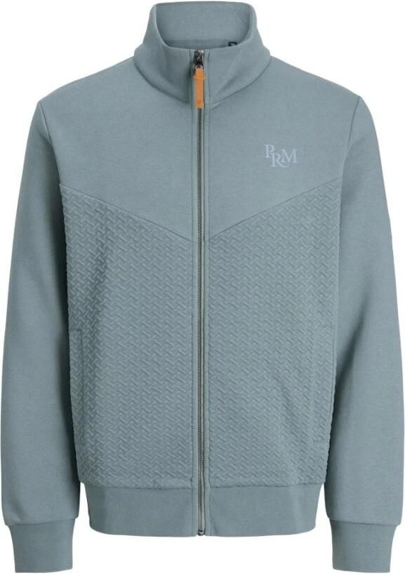Jack & jones Blauwe Zip High Neck Sweatshirt Green Heren
