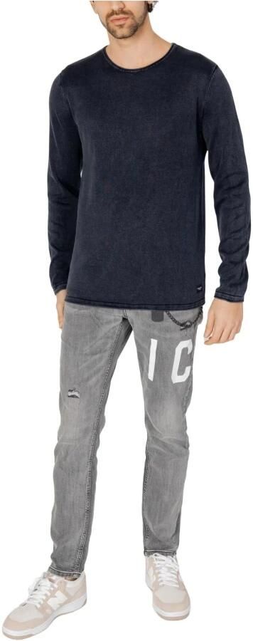 Jack & Jones Trui met ronde hals JJELEO van onderhoudsvriendelijke katoenkwaliteit - Foto 7