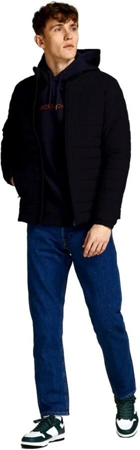 Jack & Jones Plus SIZE gewatteerd jack met opstaande kraag model 'RECYCLE' - Foto 7