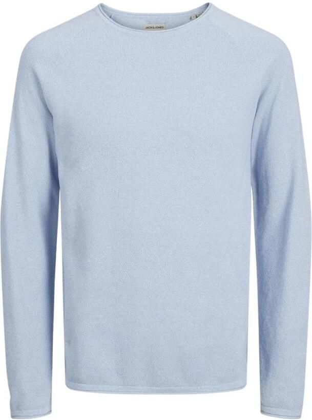Jack & jones Essentials Gebreide Crew Neck Trui Blauw Blue Heren