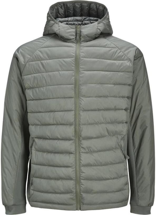 Jack & jones Essentials Hybrid Jacket in Agave Green Dames