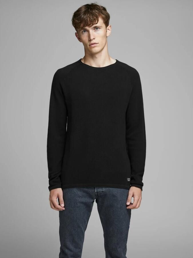 Jack & Jones Trui met ronde hals JJEHILL Effen trui met aangenaam draagcomfort - Foto 10
