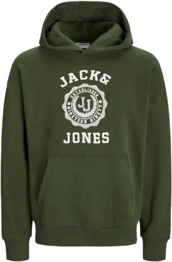 Jack & jones Groene Jjvicto Hoodie Moderne Stijl Green Heren - Foto 3