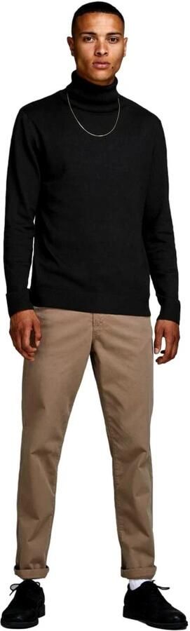 Jack & jones Heren Rollneck Sweater Eemil Gebreid Black Heren - Foto 5