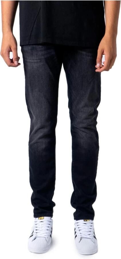 JACK & JONES JEANS INTELLIGENCE slim fit jeans JJIGLENN JJICON black denim - Foto 8