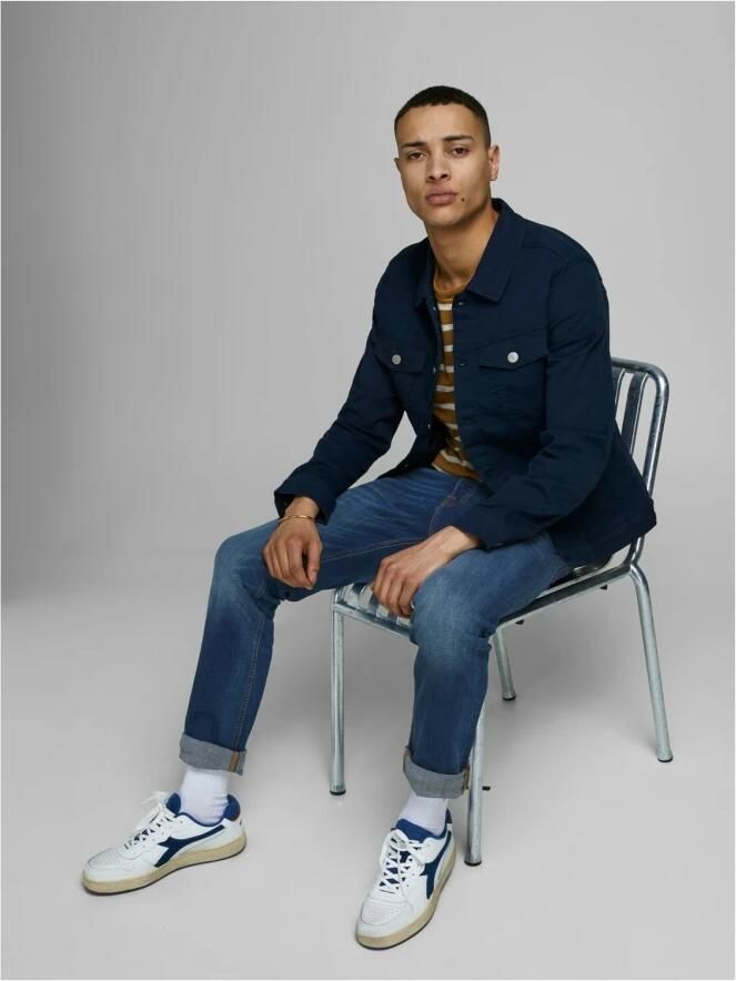 Jack & Jones Slim fit jeans JJITIM met wassing en praktische zakken Slijtage-effecten modieus slim fit denim - Foto 7