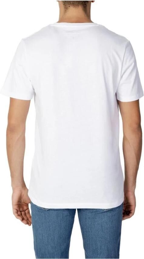 Jack & jones Bedrukt Katoenen T-Shirt Korte Mouwen Ronde Hals White Heren - Foto 3