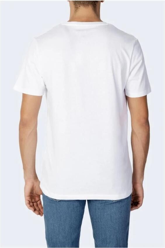 Jack & jones Bedrukt Katoenen T-Shirt Korte Mouwen Ronde Hals White Heren - Foto 2